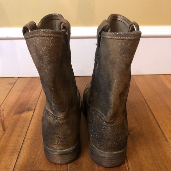 Denim & Supply Gold Crackle Boots size 7 - Picture 5 of 12
